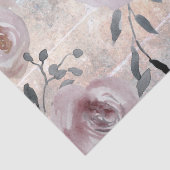 waterverf bloemendecor tissuepapier (Detail)