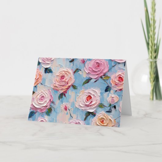  Waterverf Bloemennota Kaart (Voorkant)