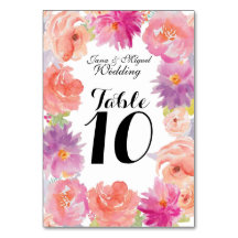 Waterverf bloemenontwerp