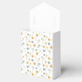 Waterverf bloemenpatroon baby shower dank u bedankdoosjes (Geopend)