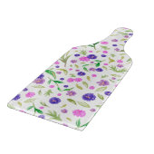 Waterverf Bloemenplank – Cadeau voor Pas getrouwd Snijplank (Hoek)