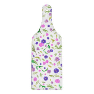 Waterverf Bloemenplank – Cadeau voor Pas getrouwd Snijplank