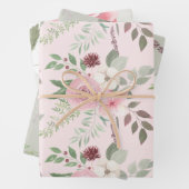 Waterverf Bloemige Inpakpapier Vellen  (In situ)