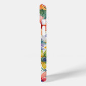 Waterverf bloemige kleurrijke iPhone / iPad case (Achterkant / Links)