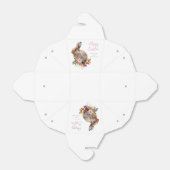 Waterverf Bloemige Pasen Bedankdoosjes (Uitgevouwen)