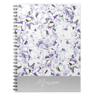 Waterverf bloemkool van hydrangeas notitieboek
