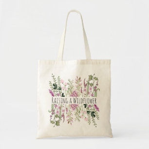 Waterverf Bloemkwekerij Wilde bloemen Mam Gift Tote Bag