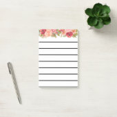 Waterverf Bloemmotief Post-it® Notes (Kantoor)