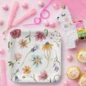 Waterverf Bloempapier Borden Papieren Bordje (Feest)