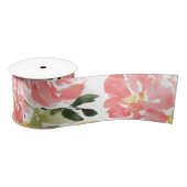 Waterverf bloempatroon lint (Spoel)