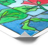 Waterverf Bloemzaaipakketten Poster (Hoek)