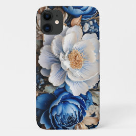 Waterverf Bloesembloemen iPhone 11 Hoesje