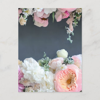 Waterverf Blooms Pattern Briefkaarten