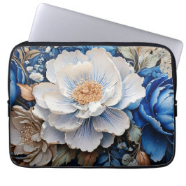 Waterverf Blossom bloemen laptop mouwen Laptop Sleeve