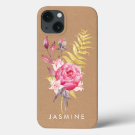 Waterverf blowers Gold persoonlijke Apple Iphone iPhone 13 Hoesje