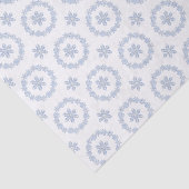 Waterverf Blue Designer Snowflake Tissuepapier (Detail)