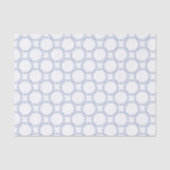 Waterverf Blue Designer Snowflake Tissuepapier (Voorkant)