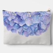 Waterverf Blue Hydrangea Pearl Bridal Party Etui (Achterkant)