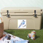 Waterverf Blue Jay Garden Bird Natuur Art Sticker (Koeler)