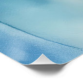 Waterverf Blue Moon Perfect Poster (Hoek)