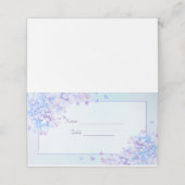 Waterverf Blue Paars Lila Wedding (Buitenkant ongevouwen)