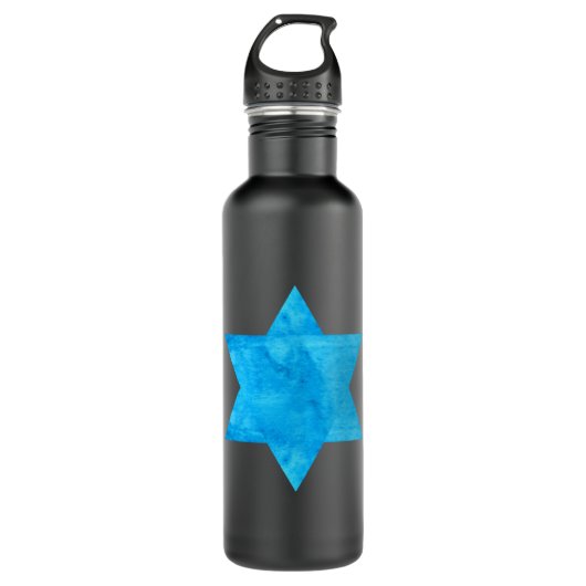 waterverf Blue Star van David Waterfles (Voorkant)
