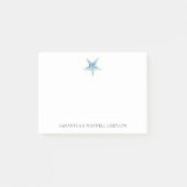 Waterverf Blue Starfish Post-it® Notes (Voorkant)