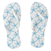 Waterverf Blue Zee Stars Patroon Teenslippers (Voetbed)