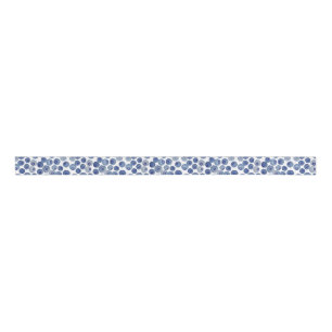 Waterverf Blueberry Fruit Pattern Garden Grosgrain Lint