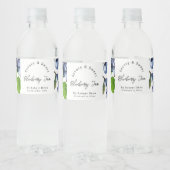 Waterverf Blueberry Jam Wrap-around Label Waterfles Etiket (Flessen)