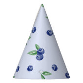 Waterverf Blueberry Pattern Boy Verjaardag Feesthoedjes (Links)