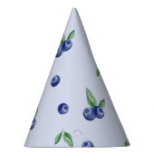 Waterverf Blueberry Pattern Boy Verjaardag Feesthoedjes (Rechts)