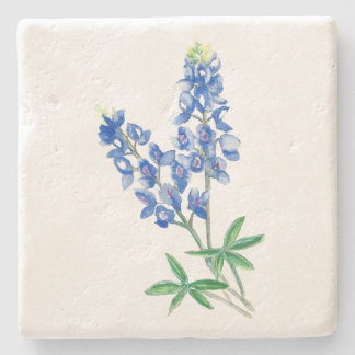 Waterverf Bluebonnet 3 Stenen Onderzetter