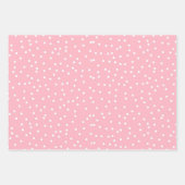 Waterverf Blush Bloemen Eiffeltoren Patroon Inpakpapier Vel (Voorkant 3)