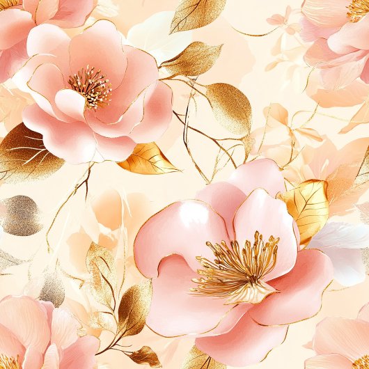 Waterverf Blush gouden bruiloft servetten