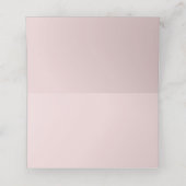 Waterverf Blush Pink Peonies Florence Place Cards (Binnenkant ongevouwen)