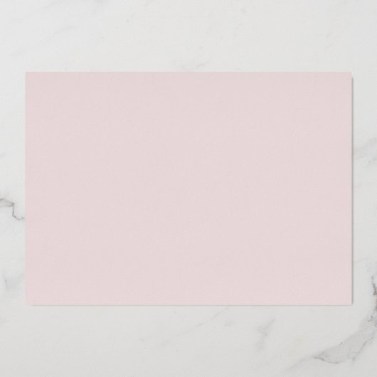 Waterverf Blush Pink Peony Baby shower Gold Folie Uitnodiging (Achterkant)