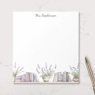 Waterverf Boek Liefhebber Lavendel Bloemen Notitieblok