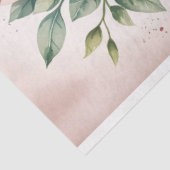 Waterverf Boeken en Rozen Decoupage Tissuepapier (Detail)