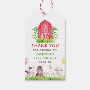 Waterverf Boerderij Baby shower Drive By Cadeaulabel