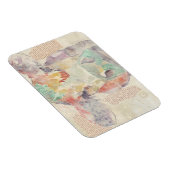 Waterverf Boerderij Koe collage Magneet (Rechterzijde)