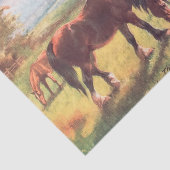  Waterverf Boerderijen Western Tissuepapier (Detail)