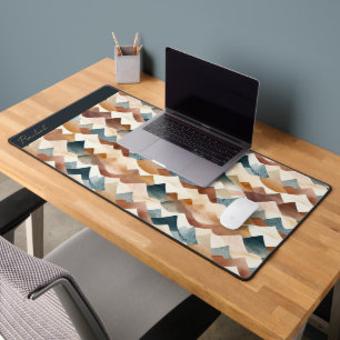 Waterverf Boho Abstract bergpatroon Bureaumat