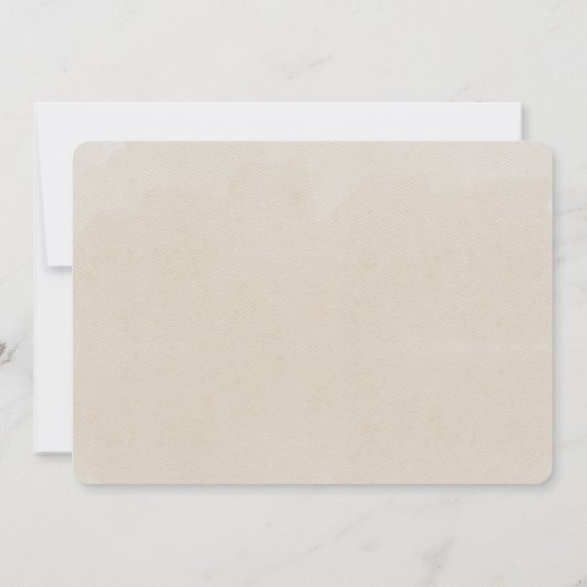 Waterverf Boho Baking Birthday Party Kaart (Achterkant)