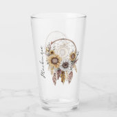 Waterverf Boho Droomvanger Glas (Achterkant)