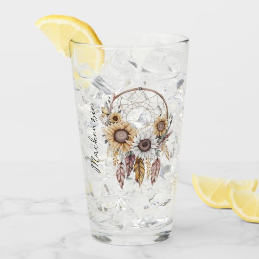 Waterverf Boho Droomvanger Glas (Voorkant ijs)
