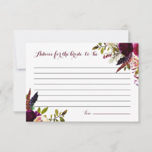 Waterverf Boho Floral Autumn Advies voor de Bride