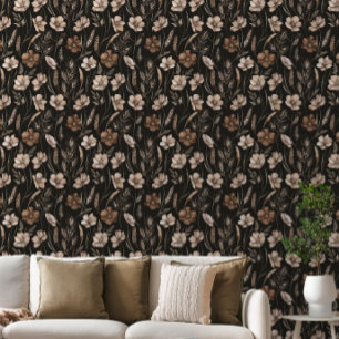 Waterverf Boho Floral Behang