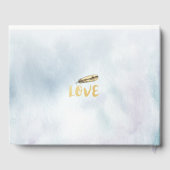 Waterverf Boho Floral Feathers Gastenboek (Achterkant)