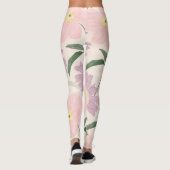 Waterverf Boho Floral Leggings (Achterkant)
